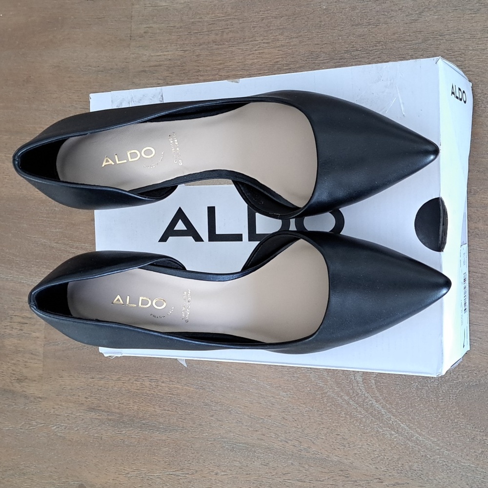 ALDO Vralg 001 Pointy Toe Pumps - Color: Black - Size: 7.5 - Picture 2 of 10